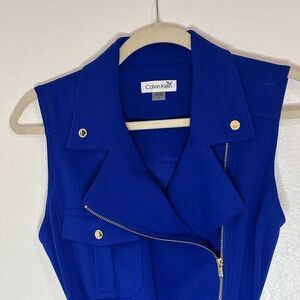NWT Calvin Klein Royal Blue Dress Size 8